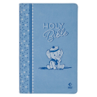 NLT Keepsake Holy Bible for Baby Boys Baptism Easter, New Living Translation, Blue Cover Image