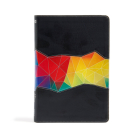 NIV Rainbow Study Bible, Kaleidoscope Black LeatherTouch Cover Image