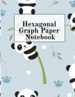 Hexagonal Graph Paper Notebook: Hexagon Composition Notepad (.5 per side) For Drawing, Doodling, Crafting, Tilting, Quilting, Gaming & Mosaic Decoring By Crafty Hexagon Cover Image