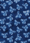 Shibori Indigo Butterflies Dotted Paperback Journal: Blank Notebook with Pocket By Tuttle Studio (Editor) Cover Image