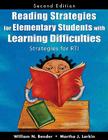 Reading Strategies for Elementary Students with Learning Difficulties: Strategies for RTI Cover Image