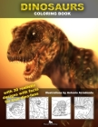 Dinosaurs Coloring book with realistic designs: With dinosaur facts Cover Image
