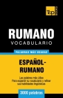 Vocabulario español-rumano - 3000 palabras más usadas Cover Image