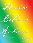 Dream, Believe, Achieve Notebook 120 numbered pages for Cornell Notes: Notebook for Cornell notes with rainbow cover - 8.5