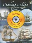 Sailing Ships Paintings & Drawings [With CDROM] (Dover Electronic Clip Art) By Carol Belanger Grafton (Editor) Cover Image