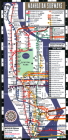 Streetwise Manhattan Bus Subway Map - Laminated Subway & Bus Map of Manhattan, New York (Michelin Streetwise Maps) By Michelin Cover Image