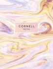 Cornell Notes: Pastel Marble - 120 White Pages 8.5x11