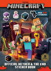 Minecraft Official the Nether and the End Sticker Book (Minecraft) By Stephanie Milton, Random House (Illustrator) Cover Image