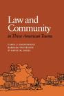Law and Community in Three American Towns By Carol J. Greenhouse, Barbara Yngvesson, David M. Engel Cover Image