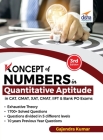 Koncepts of Numbers in Quantitative Aptitude in CAT GMAT XAT CMAT MAT & Bank PO 3rd Edition By Gajendra Kumar Cover Image