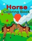 Horse Coloring Book: An Adult Coloring Book for Horse Lovers By Giant Journals Cover Image