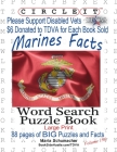 Circle It, US Marine Corps Facts, Word Search, Puzzle Book By Lowry Global Media LLC, Maria Schumacher, Mark Schumacher Cover Image