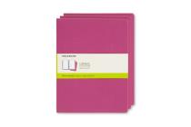 Moleskine Cahier Journal, Extra Large, Plain, Kinetic Pink (7.5 x 9.75) Cover Image