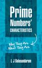 Prime Numbers' Characteristics: Why They Are What They Are. Cover Image