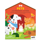 Pets Coloring Book and Stickers By Petit Collage (Created by) Cover Image