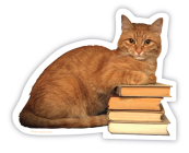 Smarty Cat Sticker (Lovelit) By Gibbs Smith (Created by) Cover Image