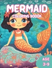 Mermaid Coloring Book: Ages 3 to 9 Cover Image