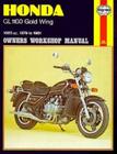 Honda GL-1100 Goldwing Owners Workshop Manual, No. 669:  1979 Thru 1981 (Owners' Workshop Manual) Cover Image