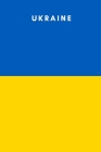 Ukraine: Country Flag A5 Notebook to write in with 120 pages Cover Image