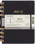 Moleskine 2022-2023 Spiral Academic Planner, 12M, Extra Large, Remake Midnight, Hard Cover (7.5 x 10) By Moleskine Cover Image
