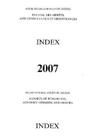 Reports of Judgments, Advisory Opinions and Orders: 2007 Index Reports (Icj Reports of Judgments Advisory Opinions & Order) By United Nations (Other) Cover Image