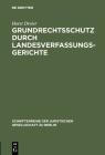 Grundrechtsschutz durch Landesverfassungsgerichte (Schriftenreihe der Juristischen Gesellschaft Zu Berlin #163) Cover Image
