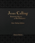 Jesus Calling Note-Taking Edition, Leathersoft, Black, with Full Scriptures: Enjoying Peace in His Presence Cover Image