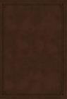 NKJV Study Bible, Imitation Leather, Brown, Red Letter Edition, Indexed, Comfort Print: The Complete Resource for Studying God's Word By Thomas Nelson Cover Image