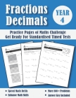 Fractions and Decimals Year 4 Maths Challenge: Practice Pages Of Timed Tests (With Answers) - KS2 Maths Workbook - Ages 8-9 - Grade 3 Cover Image