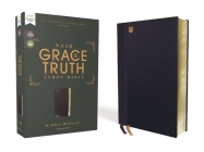 Nasb, the Grace and Truth Study Bible, Leathersoft, Navy, Red Letter, 1995 Text, Comfort Print Cover Image