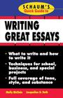 Schaum's Quick Guide to Writing Great Essays (Schaum's Quick Guides) By Molly McClain, Jacqueline Roth Cover Image