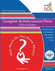Caregiver Activity Lesson Plans: 1950's Cover Image