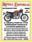 ROYAL ENFIELD 750cc INTERCEPTOR 1962 to 1970 WORKSHOP MANUALS & PARTS MANUALS COMPILATION - ALL MODELS Cover Image