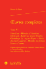 Oeuvres Completes. Tome VI: Homelies - Histoire d'Herodian (Dedicace) - Lettre Au Jesuite Charles - Genealogie de Hugues Capet - Advis Du Diacre A By Pontus de Tyard, Eva Kushner (Editor), Marie-Madeleine Fragonard (Editor) Cover Image