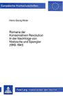 Romane Der Konservativen Revolution in Der Nachfolge Von Nietzsche Und Spengler: 1918-1941 (Europhaische Hochschulschriften #656) Cover Image
