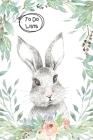 To Do Lists Notebook, Cute Rabbit: 100 Pages of To Do Lists To Organize Your Life and Track What You Accomplish By Paper Dog Journals Cover Image