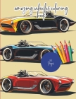 amazing vehicles coloring book Cover Image