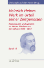 Heinrich Heines Werk Im Urteil Seiner Zeitgenossen: Rezensionen Und Notizen Zu Heines Werken Aus Den Jahren 1849-1851 (Heine-Studien) By Sikander Singh, Christoph Auf Der Horst (Editor) Cover Image