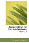 Passages from the American Notebooks Volume 2 By Nathaniel Hawthorne Cover Image
