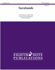 Sarabande: Score & Parts (Eighth Note Publications) Cover Image