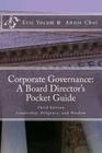 Corporate Governance: A Board Director's Pocket Guide: Leadership, Diligence, and Wisdom Cover Image