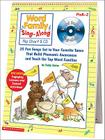 Word Family Sing-Along Flip Chart & CD: 25 Fun Songs Set to Your Favorite Tunes That Build Phonemic Awareness and Teach the Top Word Families By Teddy Slater Cover Image
