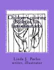 Children's coloring books of fun facts about zoos By Linda J. Pavlos Cover Image