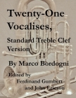 Twenty-One Vocalises, Standard Treble Clef Version Cover Image