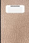 Composition Notebook: Cracked Leather / Textured Effect (100 Pages, College Ruled) Cover Image