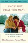 I Know Just What You Mean: The Power of Friendship in Women's Lives By Ellen Goodman, Patricia O'Brien Cover Image