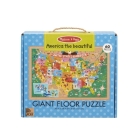 NP Giant Floor Puzzle - America the Beautiful By Melissa & Doug (Created by) Cover Image