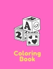 coloring book: high-quality black&white Alphabet coloring book for kids. Toddler ABC coloring book By Creative Children Cover Image
