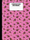 Composition Notebook: Pink Bison Wide Ruled Book By Animal Afternoon Journals Cover Image