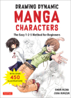 The Manga Artist's Handbook: Drawing Dynamic Manga Characters: The Easy 1-2-3 Method for Beginners Cover Image
